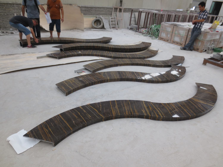изготовление ступеней из мрамора